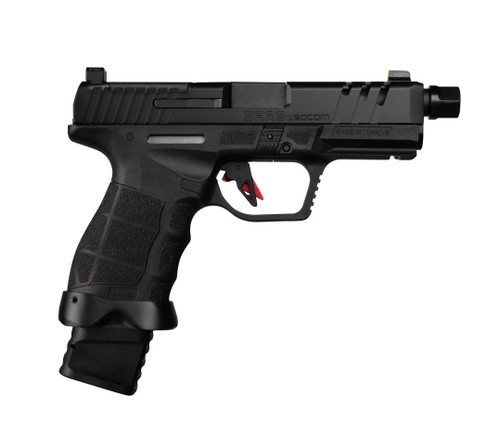 SAR SAR9 SOCOM 9mm, 4.5" Threaded Barrel, Black Cerakote, 21rd