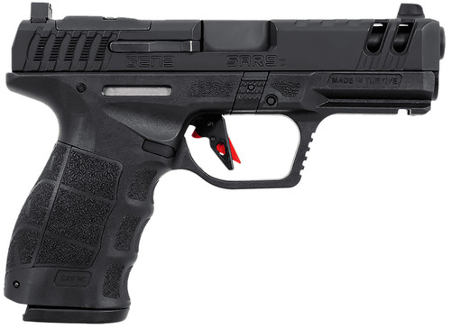 SAR SAR9 Gen 3 9mm, 4" Barrel, Black, Interchangeable Backstrap Grip, 15rd