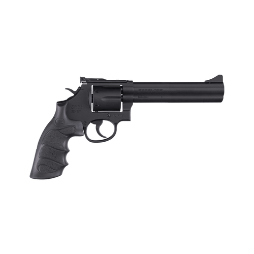 SAR SR 38 Special/357 Magnum, 6" Barrel, Black, Steel Frame, 6rd