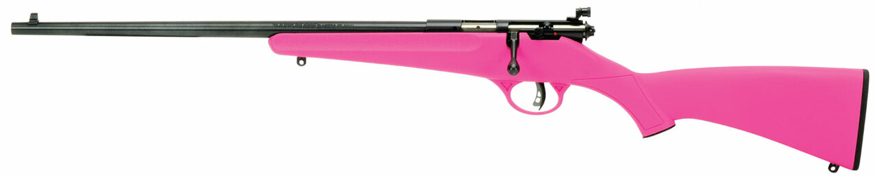 Savage Rascal 22 LR, 16" Barrel, Pink, Left Hand, 1rd