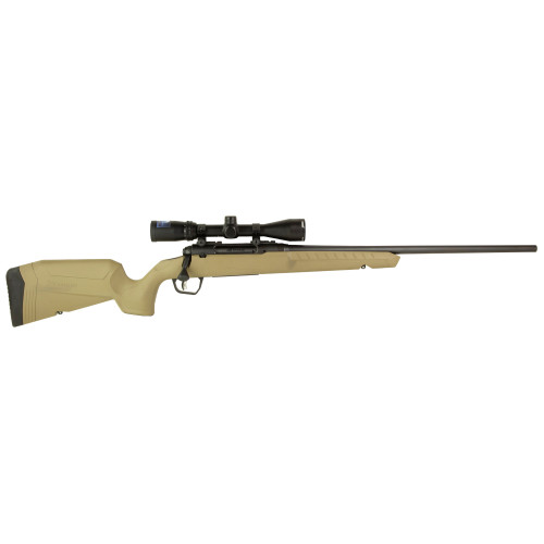 Savage Axis II XP 243 Winchester, 22"Barrel, Flat Dark Earth Stock, Boresighted 3-9x40mm Scope, 4rd