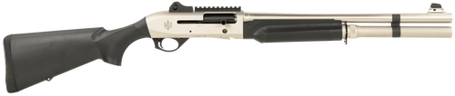 Military Arms MAC 2 Tactical Marine 12 Ga, 3" Chamber 18.5" Barrel, Ghost Ring Sight, Semi Auto Nickel, 5rd