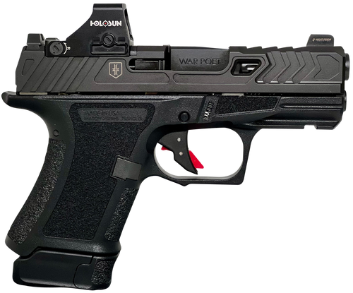 Shadow Systems CR920 War Poet 9mm, 3.4" Barrel, Black, Includes Holosun Red Dot Sight, 10rd