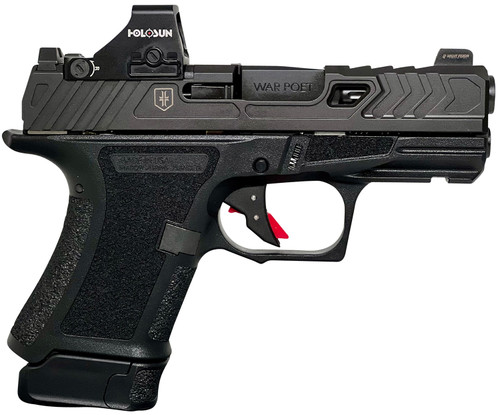 Shadow Systems CR920 War Poet 9mm, 3.4" Barrel, Black, Includes Holosun Red Dot Sight, 13rd