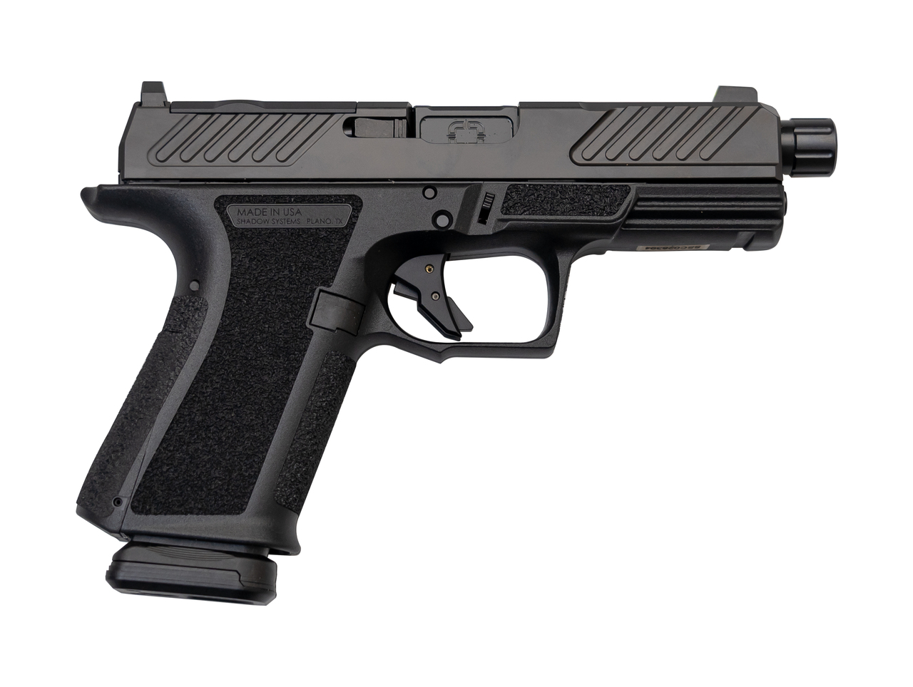 Shadow Systems MR920 Combat 9mm, 4.5" DLC Threaded Barrel, Black, 15rd