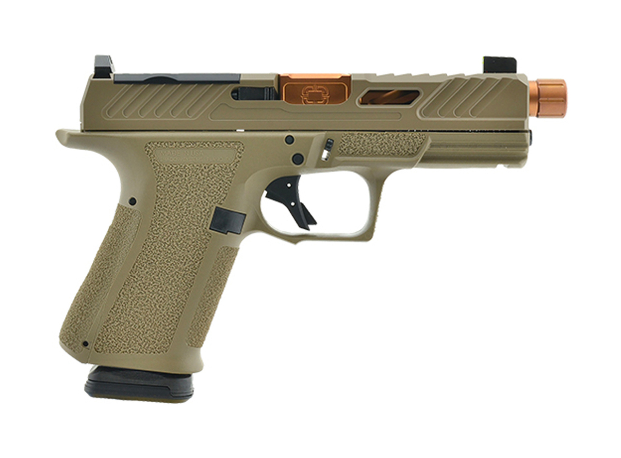 Shadow Systems MR920 Elite 9mm, 4" TiCN Threaded Barrel, Optics Ready, FDE, 15rd