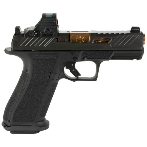 Shadow Systems XR920 Elite 9mm, 4" Bronze Barrel, Black, Includes Holosun 507c Red Dot, 17rd