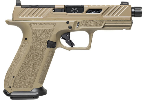Shadow Systems XR920 Elite 9mm, 4.5" Threaded Barrel, Flat Dark Earth, Optics Ready, 17rd