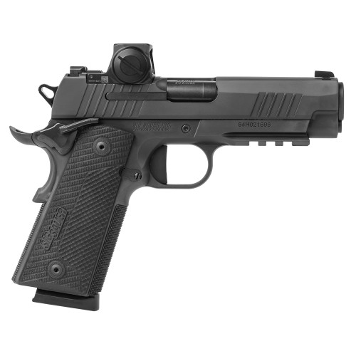Sig Sauer X Carry 45 ACP, 4.25" Barrel, Black, Romeo X-Red Dot, G10 Grip, 8rd
