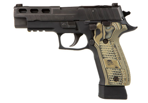 Sig Sauer P226 9mm, 4.4" Barrel, Piranha G10 G-Mascus Grips, Optic Ready, 10rd