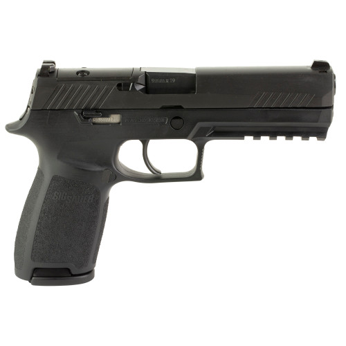 Sig Sauer P320 9mm, 4.7" Barrel, Black, Optic Ready Slide, 10rd