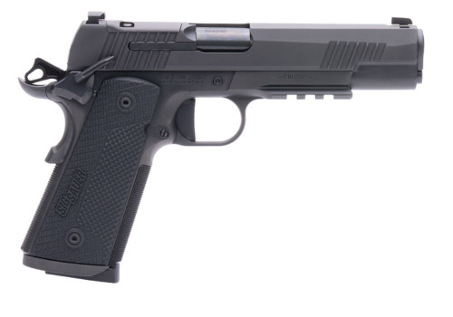Sig Sauer 1911X 45 ACP, 5" Barrel, Black, Optic Ready, G10 Grip, 8rd