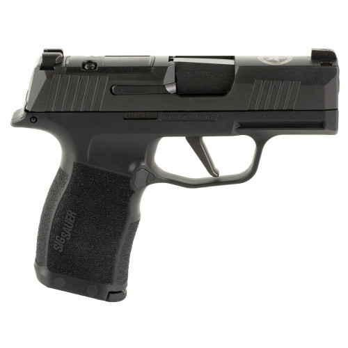 Sig Sauer P365X TALO Exclusive 9mm, 3.1" Barrel, Black, Texas Ranger Engraving, 12rd