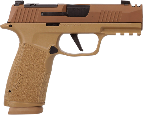 Sig Sauer P365 X-Macro Comp 2A 9mm, 3.1" Barrel, Coyote, Optic Ready, 17rd