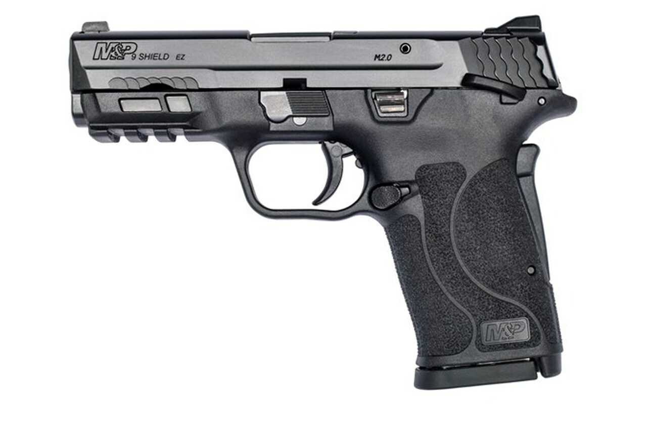 Smith & Wesson M&P Shield EZ M2.0 Compact 9mm, 3.675" Barrel, Black, Manual Safety, 8rd