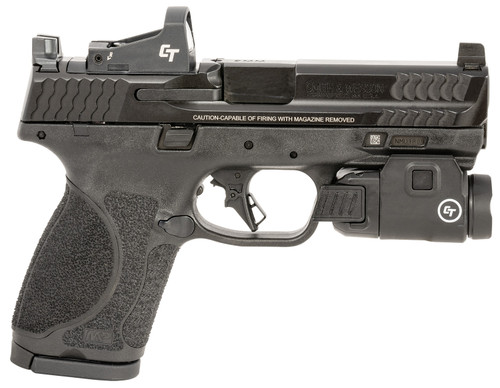 Smith & Wesson M&P M2.0 9mm, 4" Barrel, Black, Crimson Trace Red Dot, 15rd