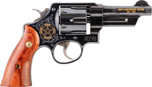 Smith & Wesson Texas Ranger 200th Anniversary 357 Magnum, 4" Barrel, Engraved w/ Gold Inlays, Walnut Grip, 6rd