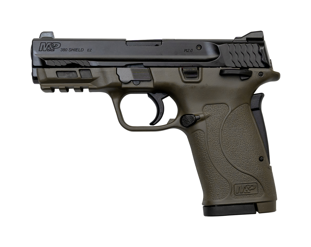 Smith & Wesson M&P Shield EZ .380 ACP, 3.6" Barrel, 3-Dot Sights, Patriot Brown, 8rd