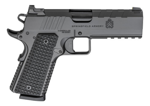 Springfield Emissary 1911 Commander 45 ACP, 4.25" Barrel, Black Cerakote, G10 Grip, 8rd