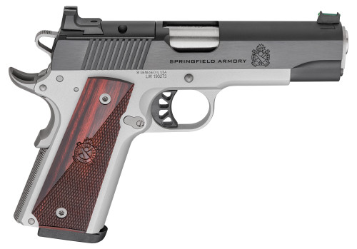 Springfield Ronin AOS 45 ACP, 4.25" Barrel, Two-Tone, Laminate Wood Grip, 8rd