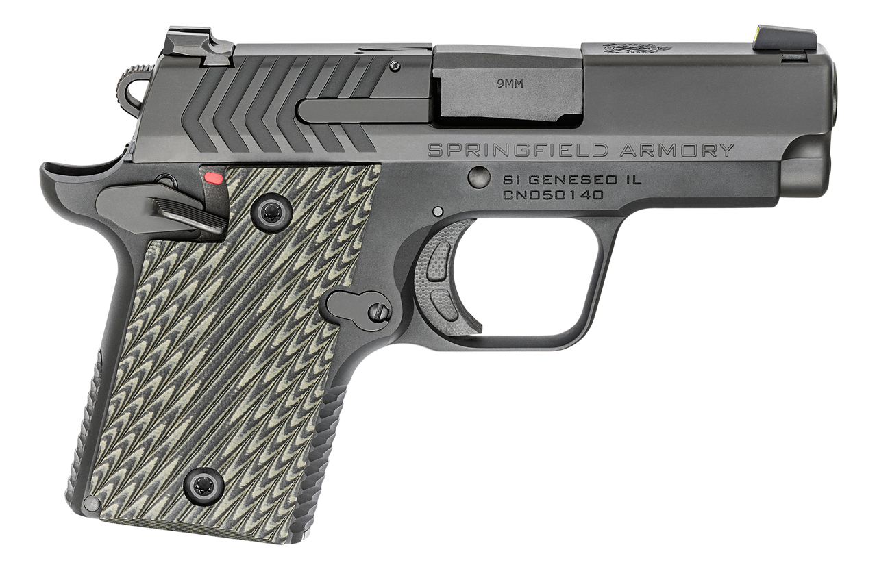 Springfield 911 9mm 3" Barrel Nitride Black 6/7rd Mags