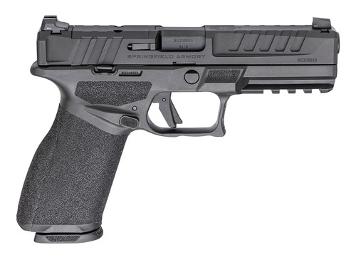 Springfield Echelon 9mm, 4.5" Barrel, Black,Tritium Front/Tactical Rack U-Notch Rear, OD Grip Module included, 15rd