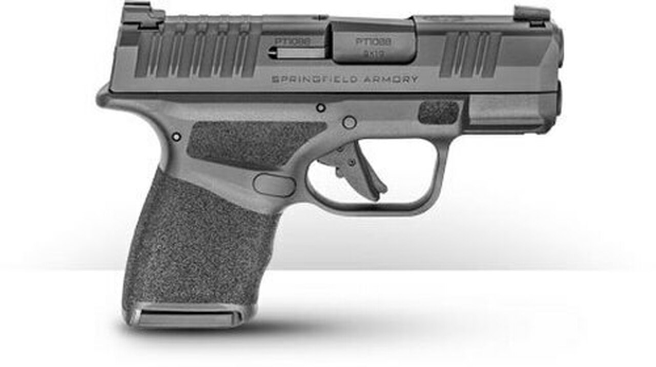 Springfield Hellcat 9mm, 3" Barrel, Tritium Front/Tactical Rear Sight, Black, 10rd