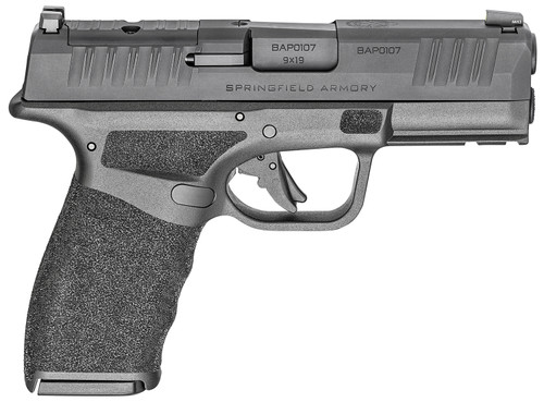 Springfield Hellcat Pro 9mm, 3.7" Barrel, Black, Range Bag, 10rd