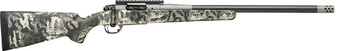 Springfield 2020 Boundary 6.5 Creedmoor, 22" Carbon Fiber Barrel, Rogue Camo, Gray Rec, 3rd