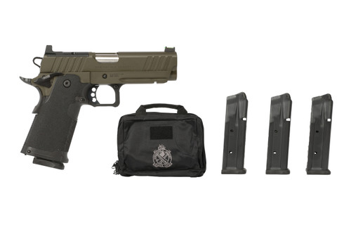 Springfield DS Prodigy AOS Lipsey's Package 9mm, 4.25" Barrel, Olive Drab Green Cerakote, Optic Ready, 20rd