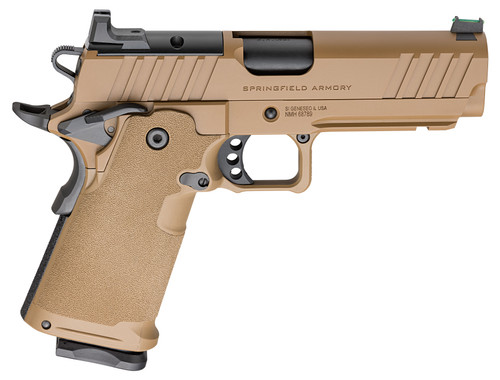 Springfield Prodigy 9mm, 4.25" Barrel, Coyote Brown Cerakote, Optic Ready, MS, 10rd