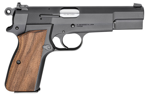 Springfield SA-35 Package 9mm, 4.7" Barrel, Black, Walnut Grip, 15rd