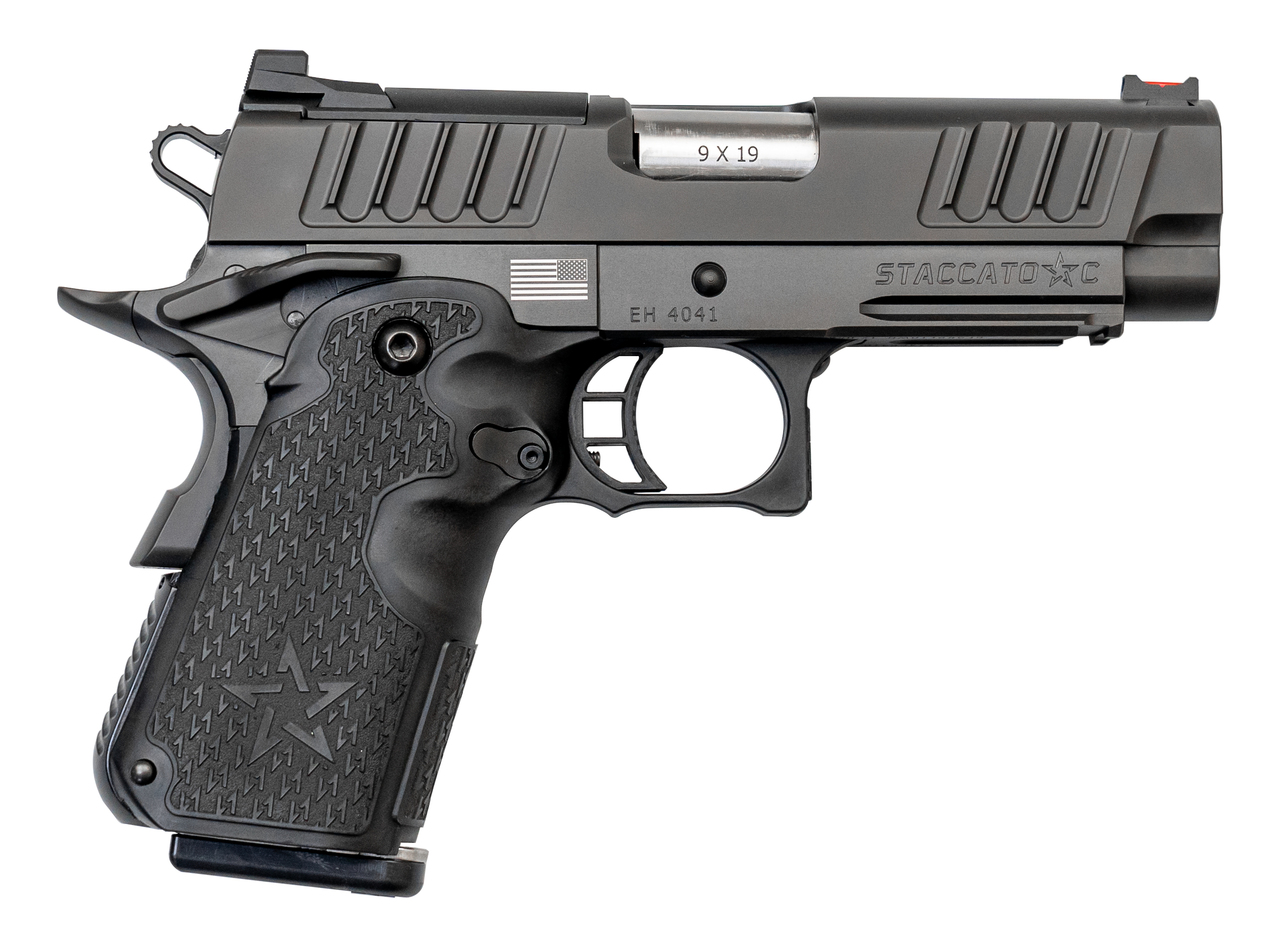 Staccato C 9mm, 3.9" Bull Barrel, Dawson Precision Sights, DLC, 3x 8rd