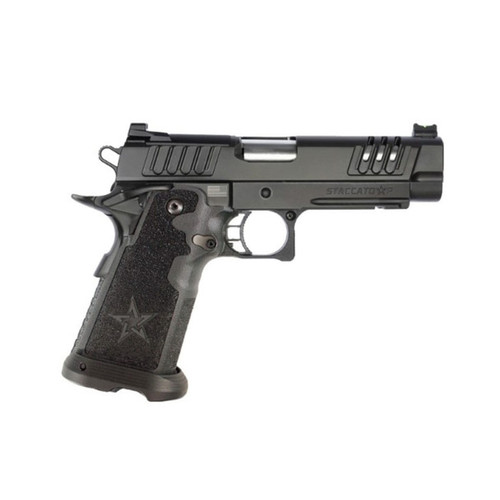 Staccato 2011 Staccato P 9mm, 4.4" Stainless Barrel, Optic Ready, Black, 17rd