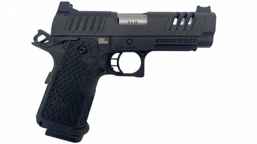 Staccato 2011 Staccato C2 9mm, 3.9" Stainless Barrel, Optic Ready, 16rd