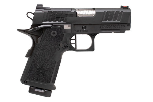 Staccato CS 9mm, 3.5" Barrel, Flat Trigger, Black, 16rd