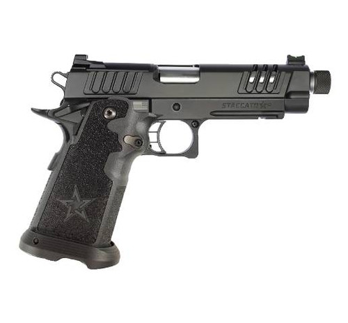 Staccato 2011 Staccato P 9mm, 5" Stainless Threaded Barrel, CS Frame, Optic Ready, 17rd