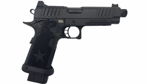 Staccato 2011 P 9mm, 5" Threaded Barrel, Optic Ready, Black, 17rd