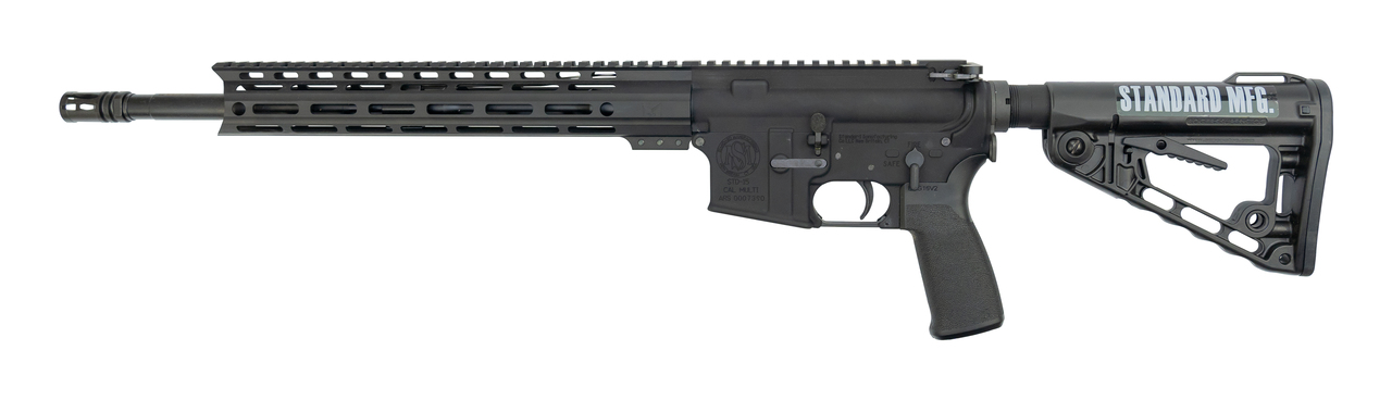 Standard Mfg. STD-15 AR-15 Carbine .223/5.56, 16" Barrel, 13" M-LOK Rail, Black, 30rd Mag