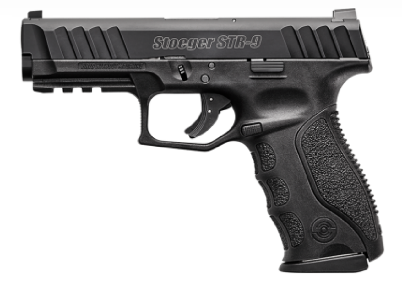 Stoeger STR-9 9mm, 4.17" Barrel, Night Sights, Black, 3x 10rd