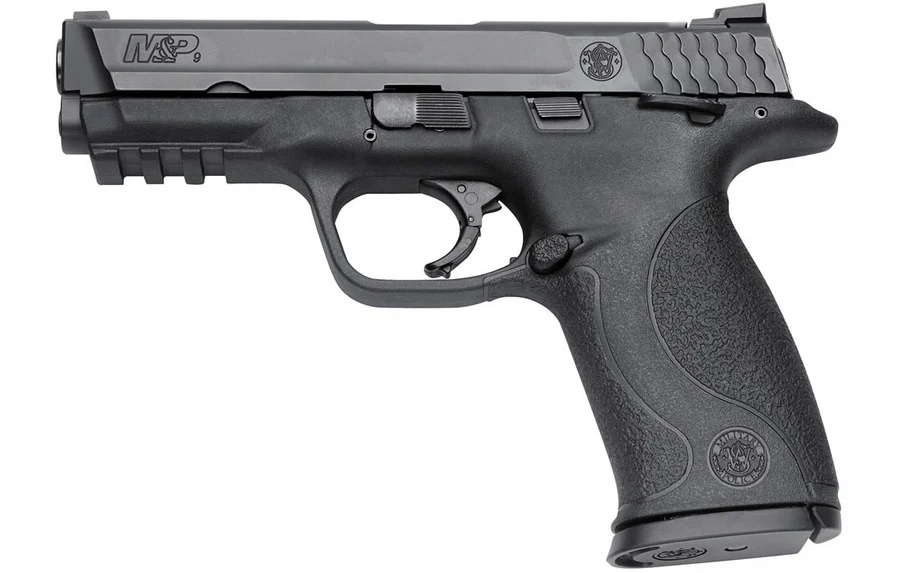 Smith &amp; Wesson M&amp;P9 9mm Full-Size Centerfire Pistol with Thumb Safety ...