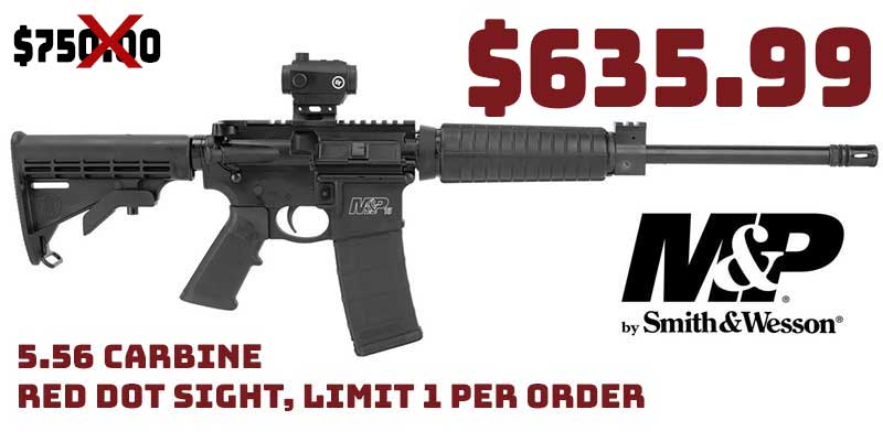 Smith & Wesson M&P 15 SPORT II 5.56 Carbine Red Dot Sight $635.99