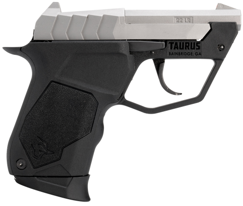 Taurus 22TUC 22 LR, 3" Barrel, Stainless Slide, Black Frame, 9rd