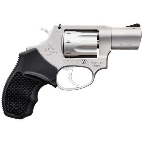 Taurus 942 Ultra-Lite 22 Magnum, 2" Barrel, Stainless Steel, Black Polymer Grip, 8rd