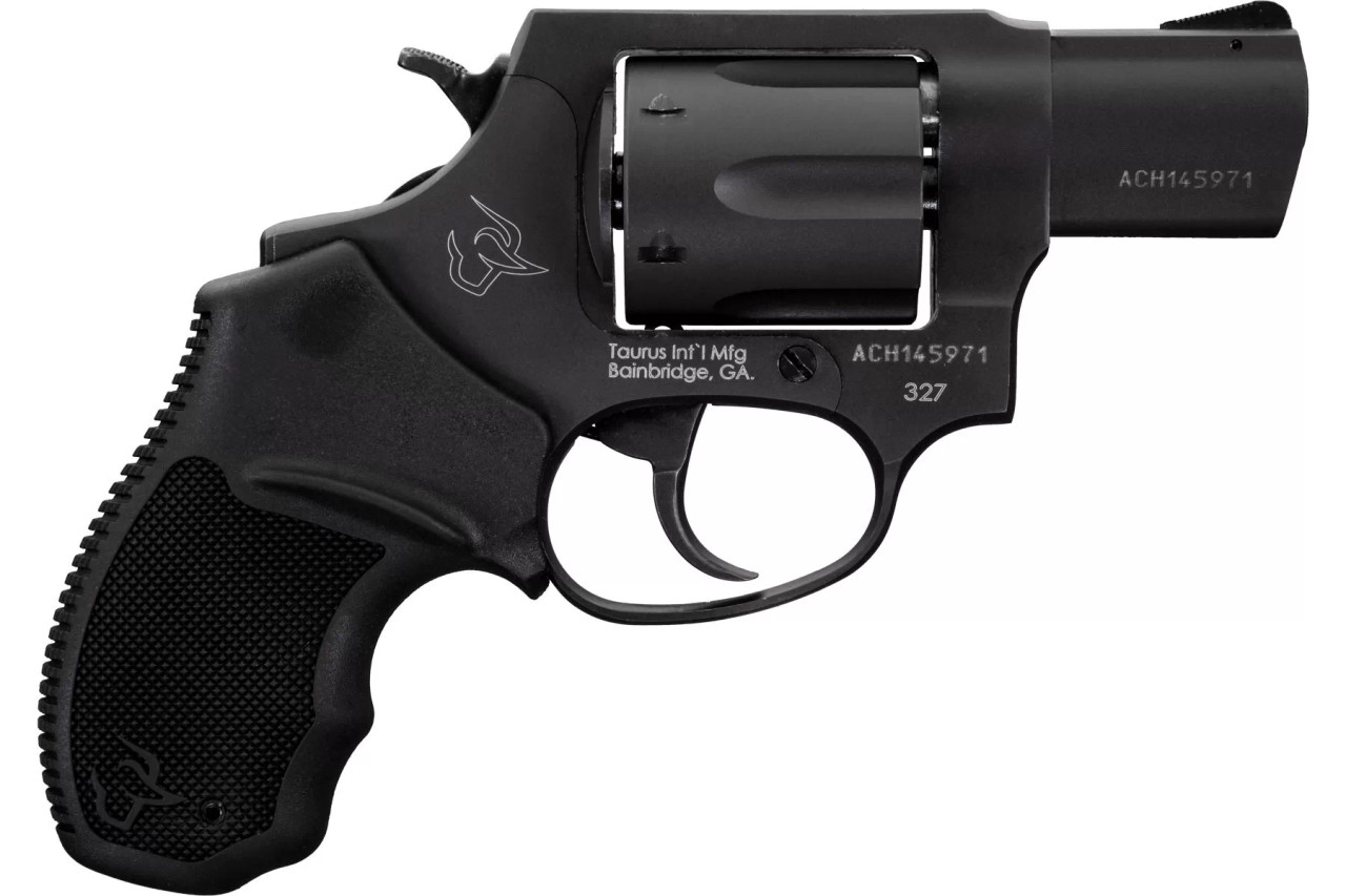 Taurus 327 Defender 327 Federal Magnum, 2" Barrel, Black, Hogue Grips, 6rd