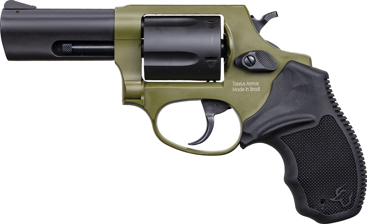 Taurus Defender 605 357 Mag/38 Special +P, 3" Barrel, Sniper Green, 5rd