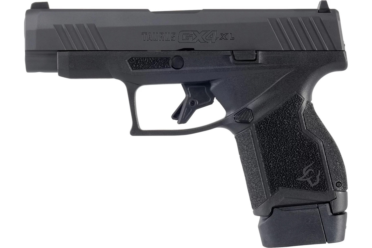 Taurus GX4XL 9mm, 3.7" Barrel, Adjustable Sights, Black, 11rd/13rd