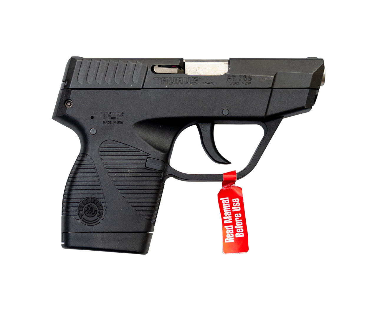 Taurus 738 TCP Used .380 ACP, 2.84" Barrel, Black, 6rd