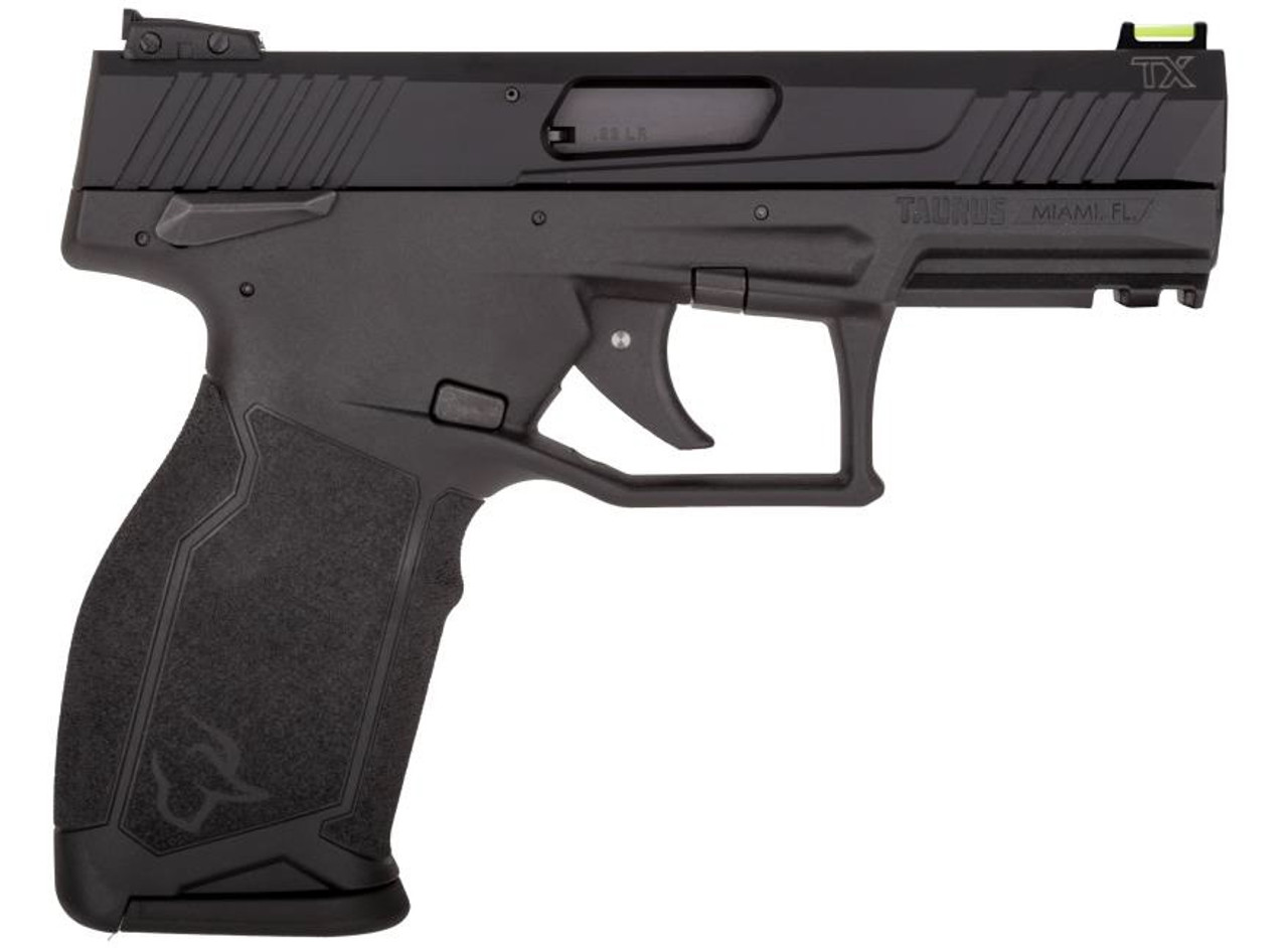 Taurus TX22 22 LR, 4.1" Barrel, Black, Picatinny Rail, 16rd