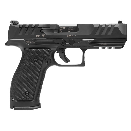 Walther PDP 9mm, 4.5" Barrel, Black, Optic Ready, 10rd